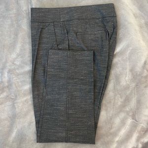 Loft Marissa Skinny Pants, black/white/gray woven.